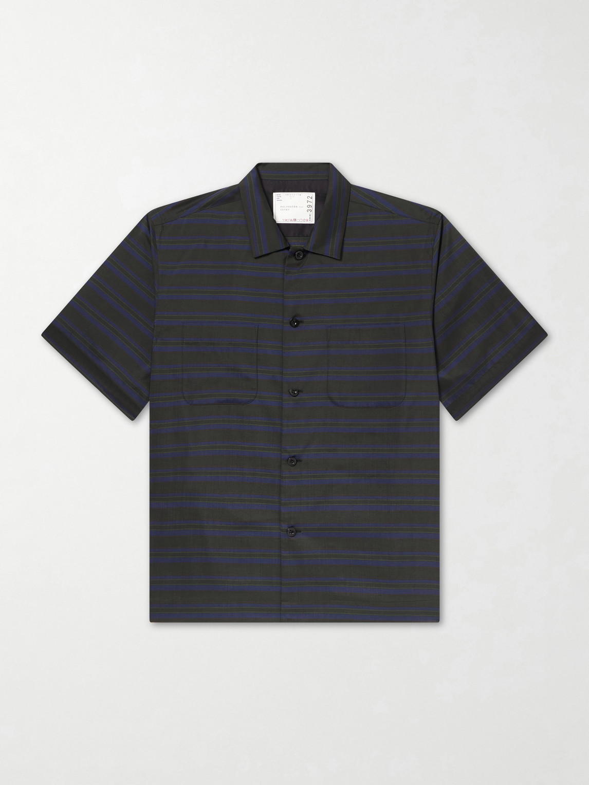 Sacai Striped Satin Shirt - Men