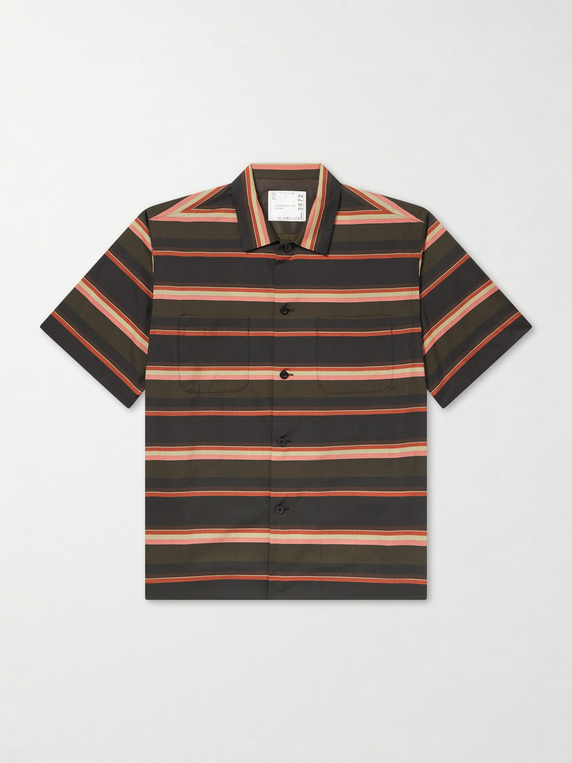 Sacai Striped Satin Shirt - Men