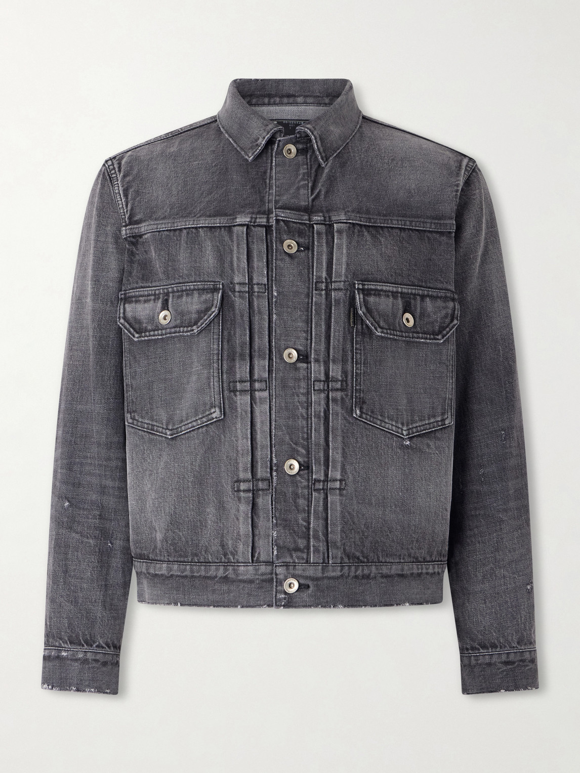 Sacai Beyondexx Distressed Denim Jacket - Men