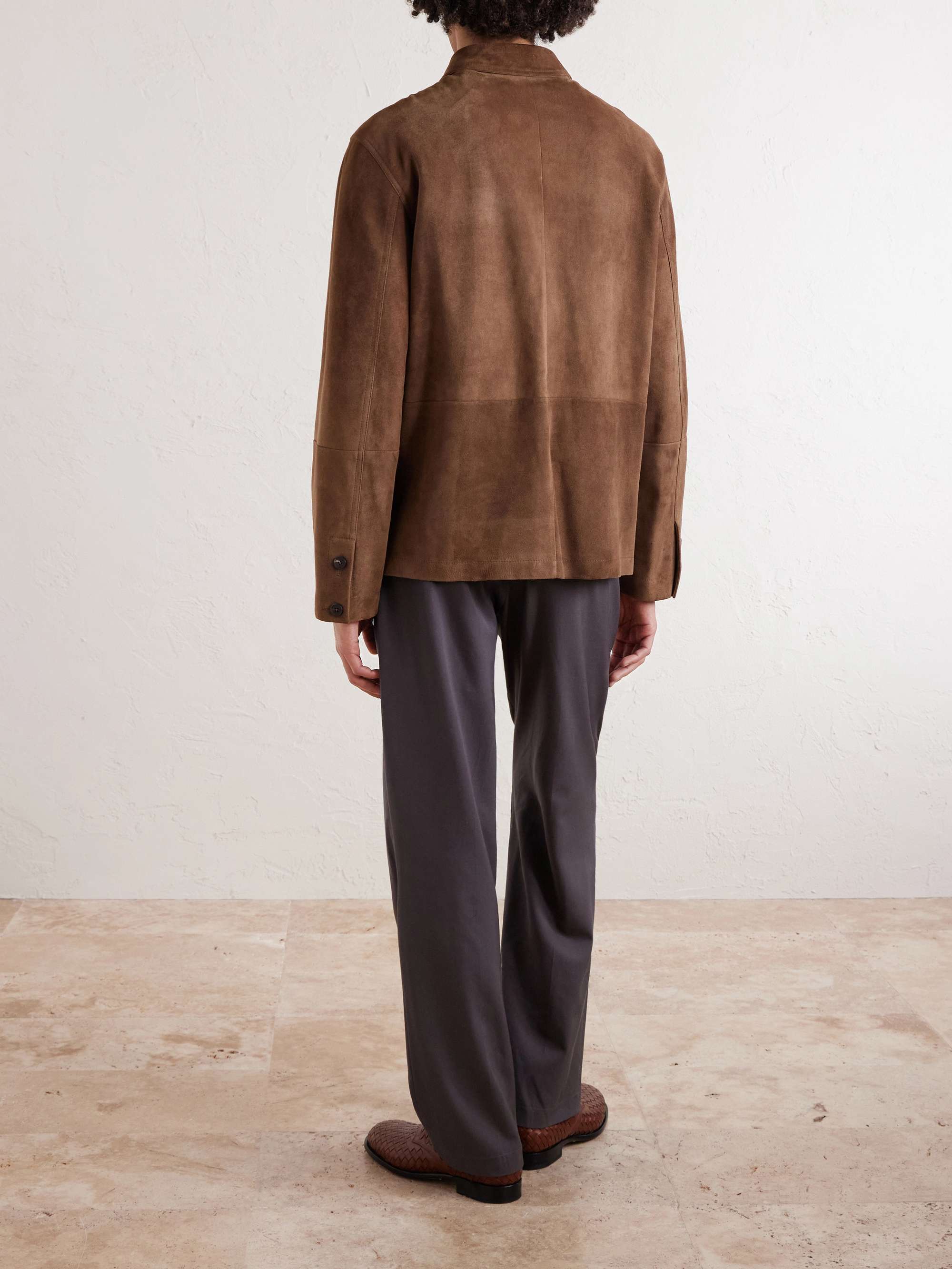 THE ROW Ulrich Suede Jacket for Men | MR PORTER THE ROW Ulrich Suede Jacket for Men | MR PORTER
