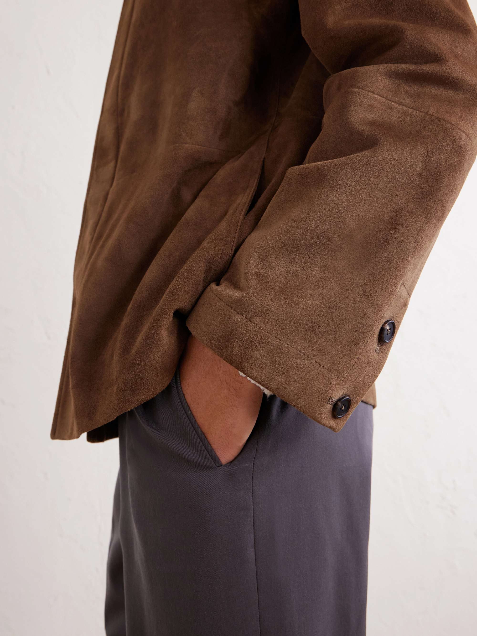 THE ROW Ulrich Suede Jacket for Men | MR PORTER