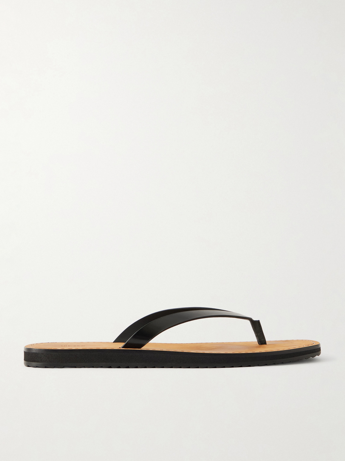 City Leather Flip Flop Sandals