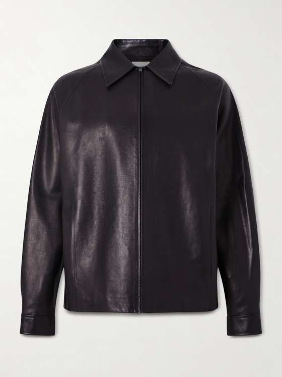 Therow Mount Leather Blouson Jacket