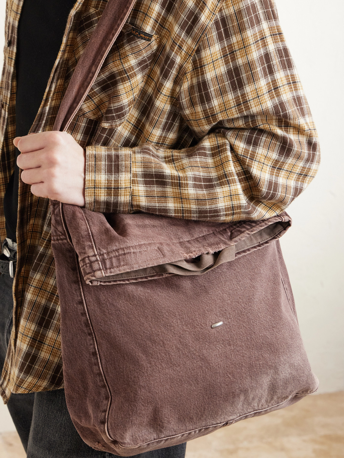  Our Legacy - Denim Messenger Bag - Men - Brown 