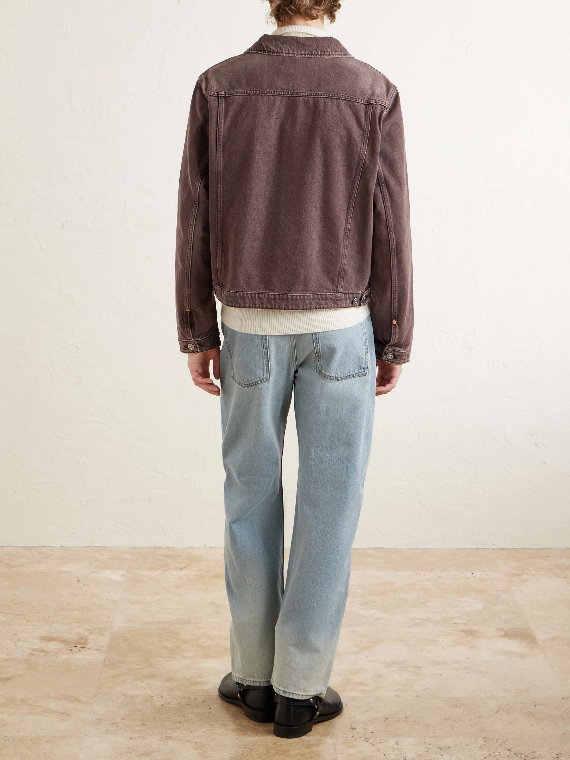 OUR LEGACY Origin Distressed Denim Jacket for Men | MR PORTER