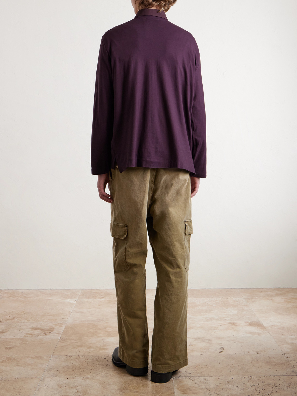 Our Legacy Box Cotton-jersey T-shirt In Purple