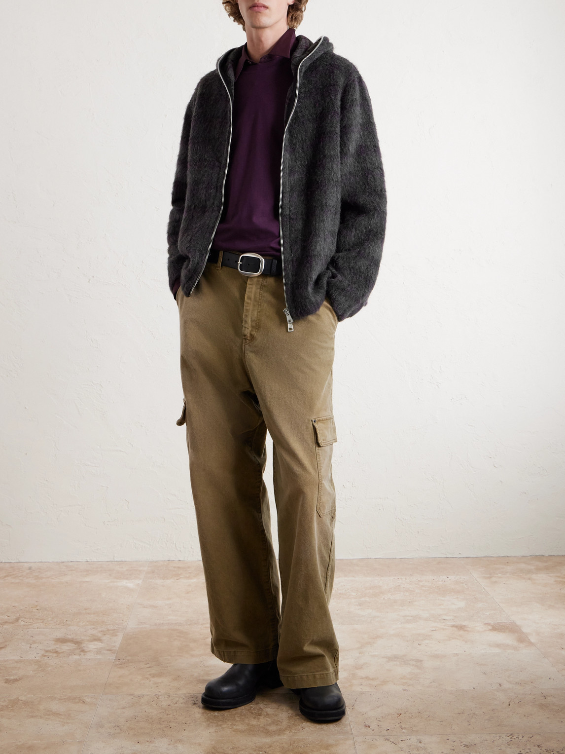 Our Legacy Box Cotton-jersey T-shirt In Purple