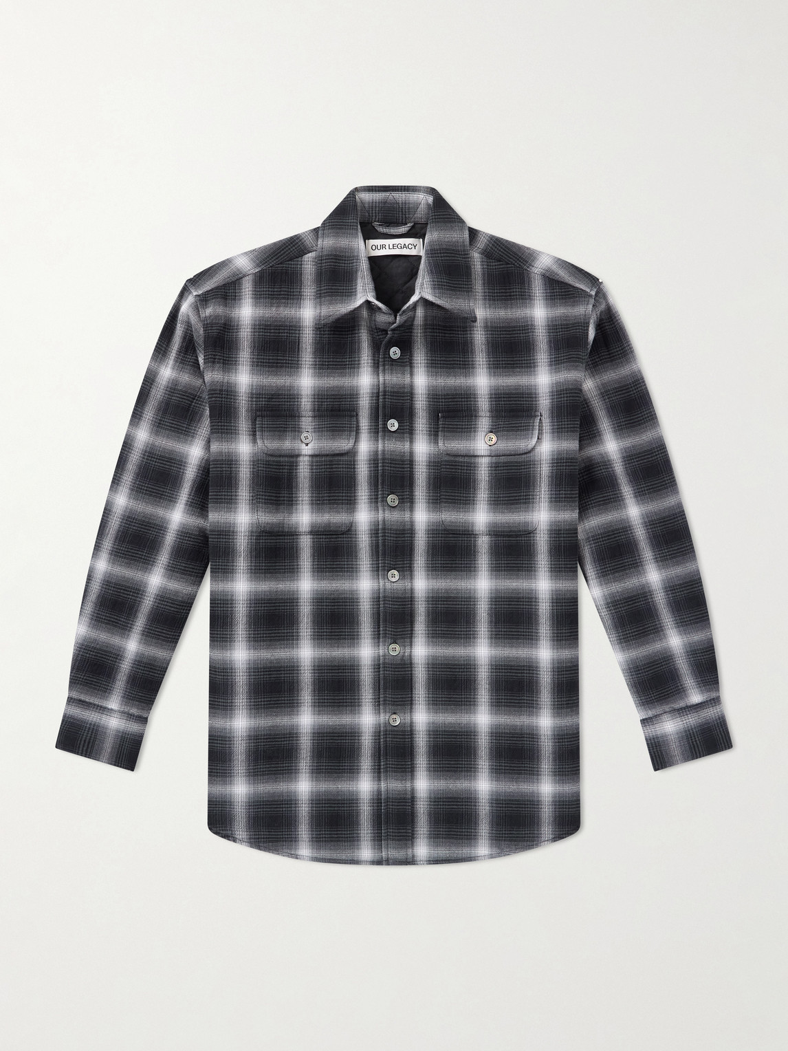 Our Legacy Moss Checked Cotton-Flannel Shirt - Men