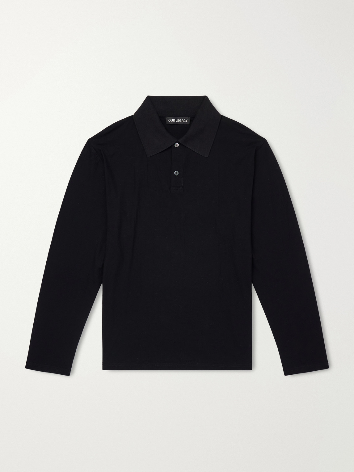 Our Legacy Cotton-Jersey Polo Shirt IT 44