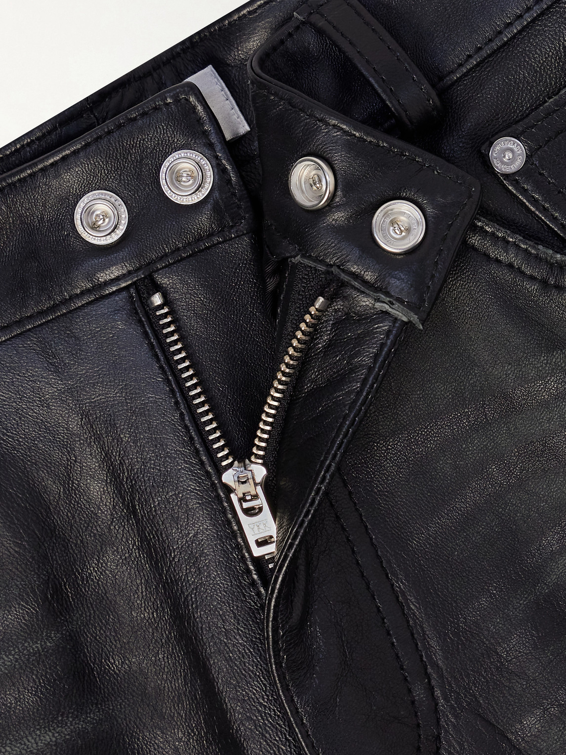 Carlson Straight-Leg Leather Trousers