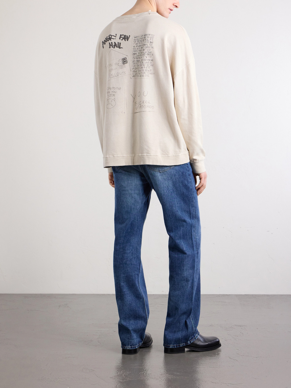 Slack Printed Cotton-Blend Jersey Sweatshirt