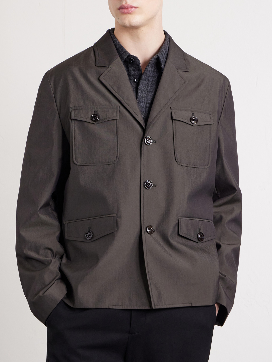  Our Legacy - Trip Wool-blend Blazer - Men - Brown - It 46 
