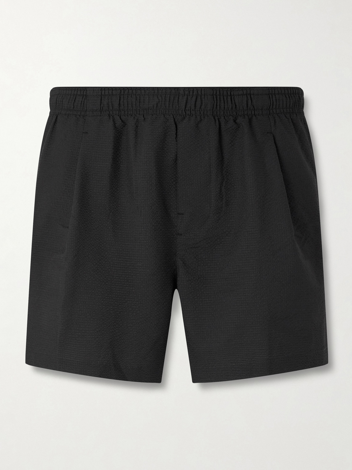 Our Legacy Boxer Trunk Straight-Leg Mid-Length Seersucker Swim Shorts IT 48