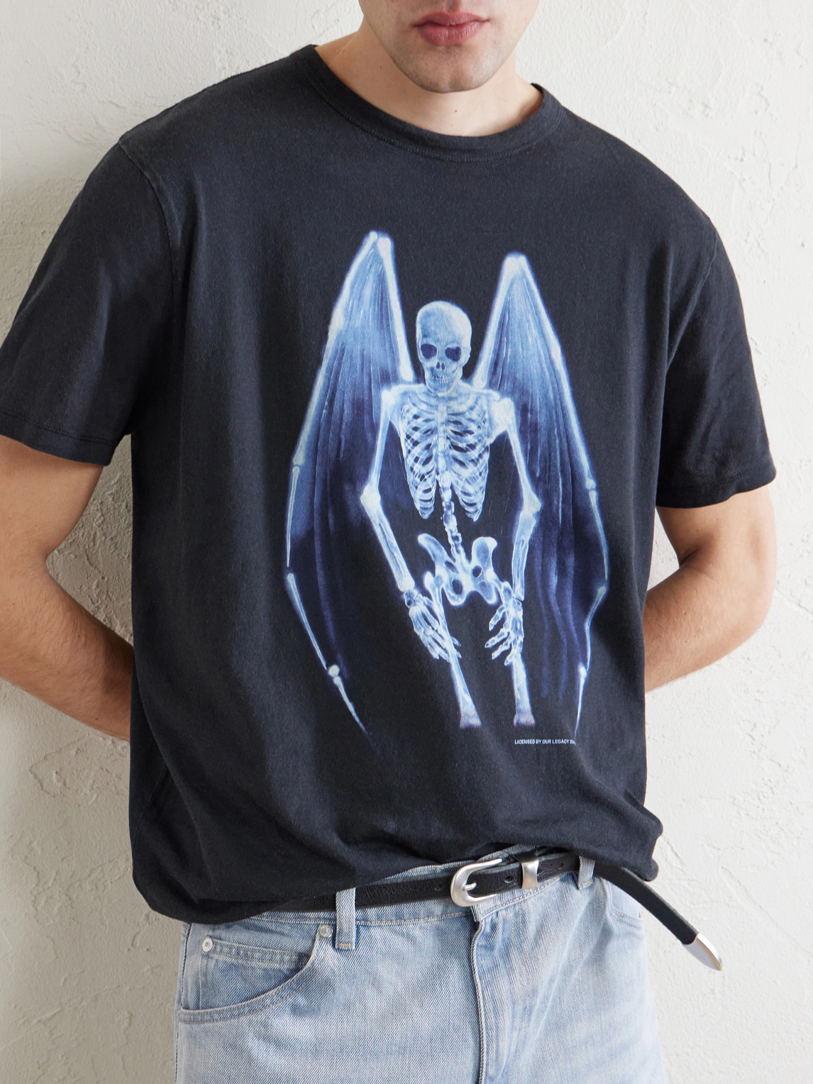 Our Legacy Mens Fallen Angel Print Graphic-print Cotton T-shirt In Multi