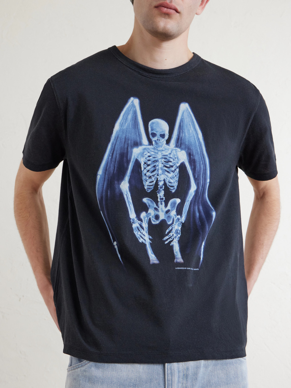 Our Legacy Mens Fallen Angel Print Graphic-print Cotton T-shirt In Multi