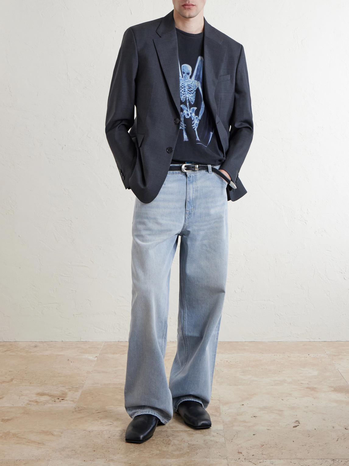 Our Legacy Mens Fallen Angel Print Graphic-print Cotton T-shirt In Multi