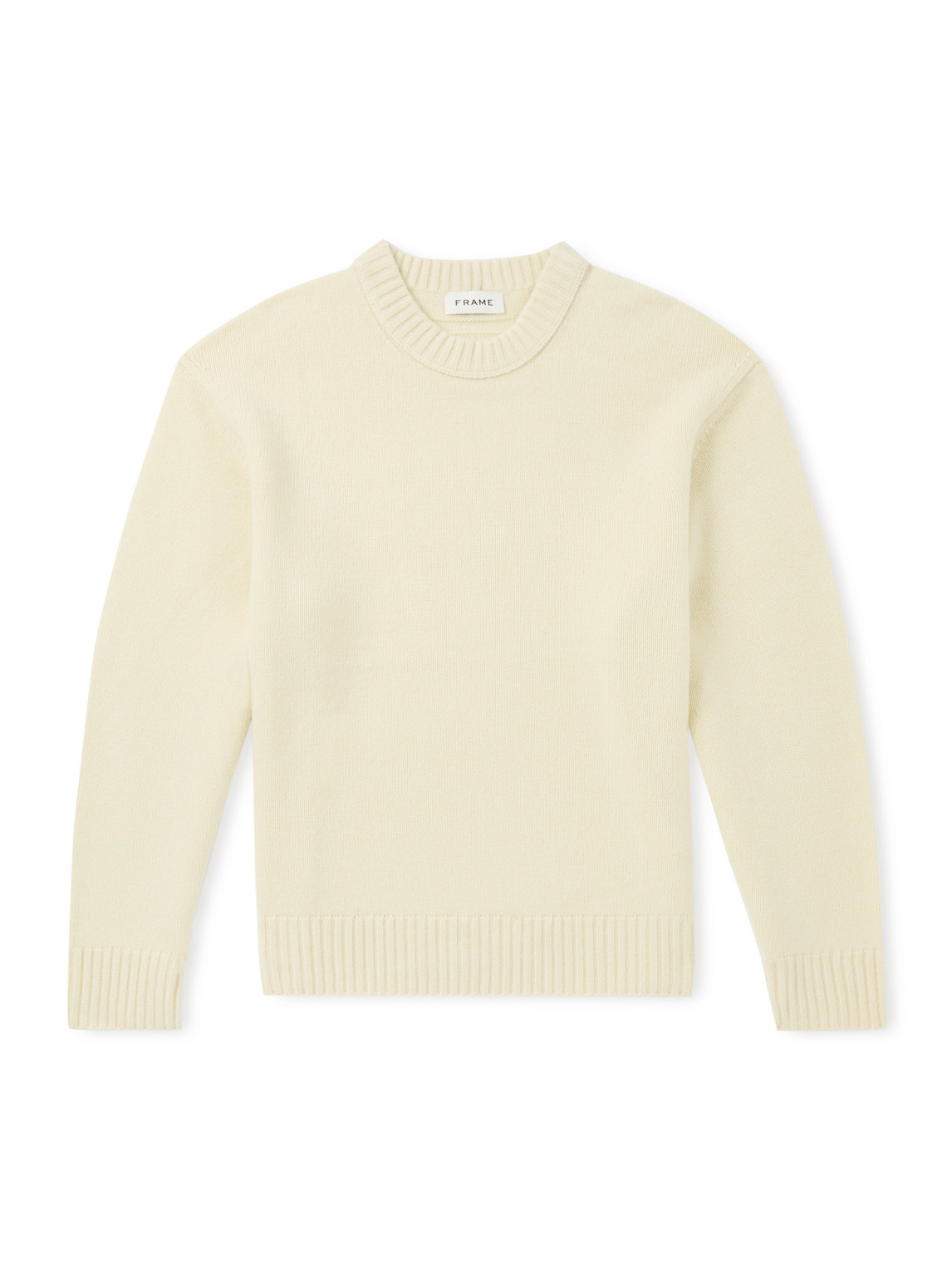 Frame Cashmere Sweater In Yellow