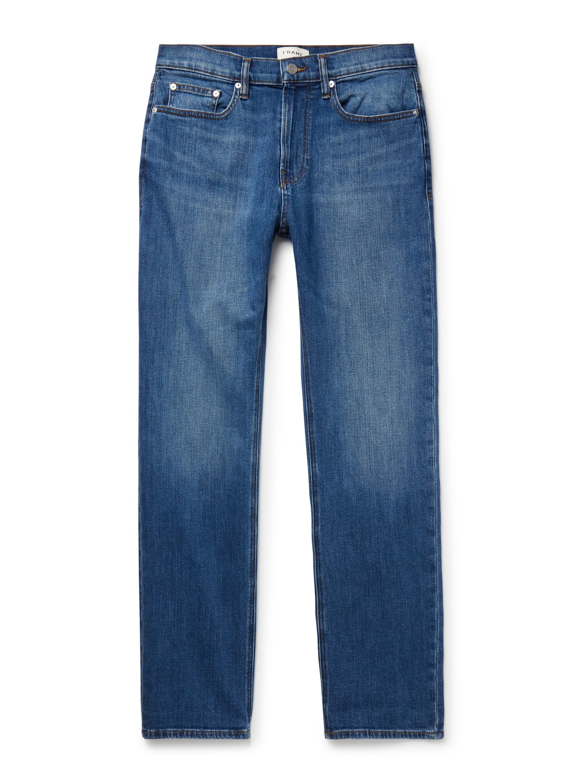 Frame Modern Straight-leg Jeans In Blue