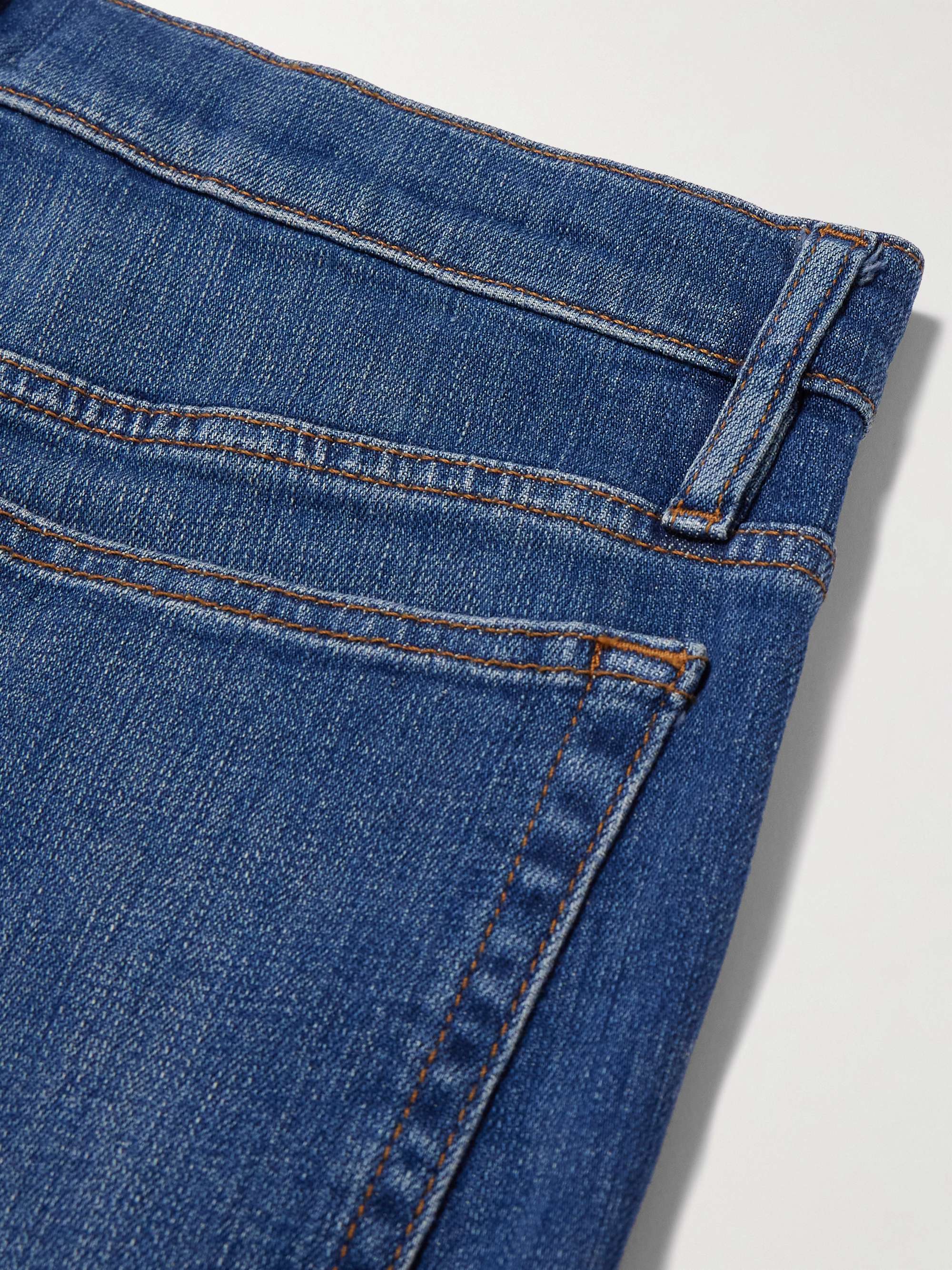 FRAME L'Homme Slim-Fit Dry Denim Jeans