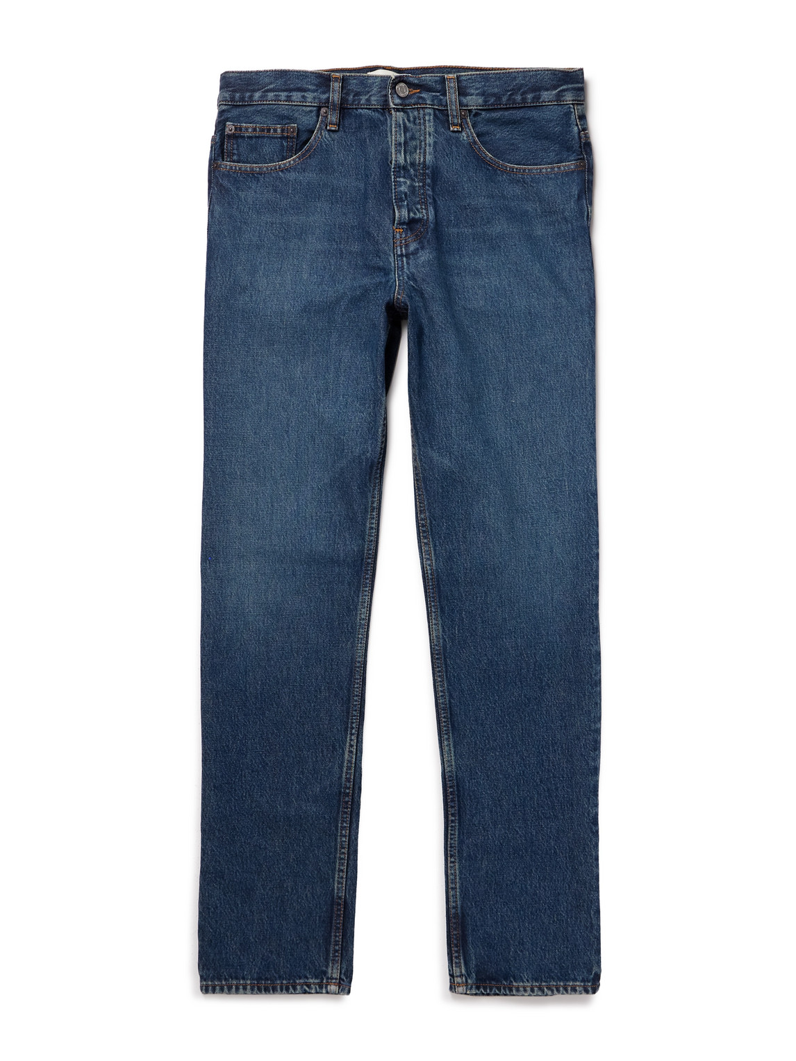Frame The Straight Jeans In Blue