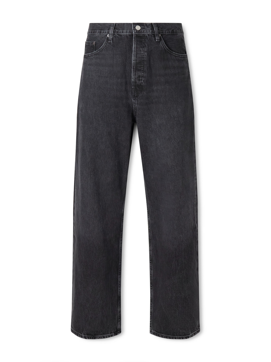 Frame Wide-leg Jeans In Black