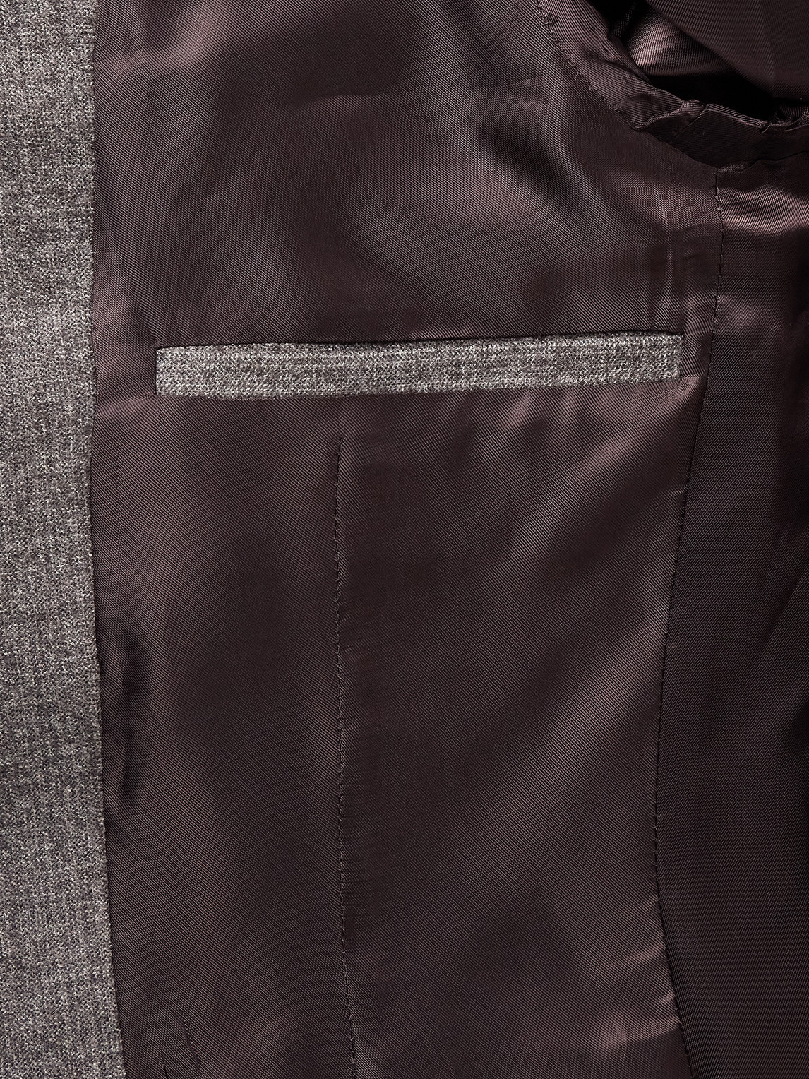 Frame Double-breasted Virgin Wool-flannel Suit Jacket In Brown