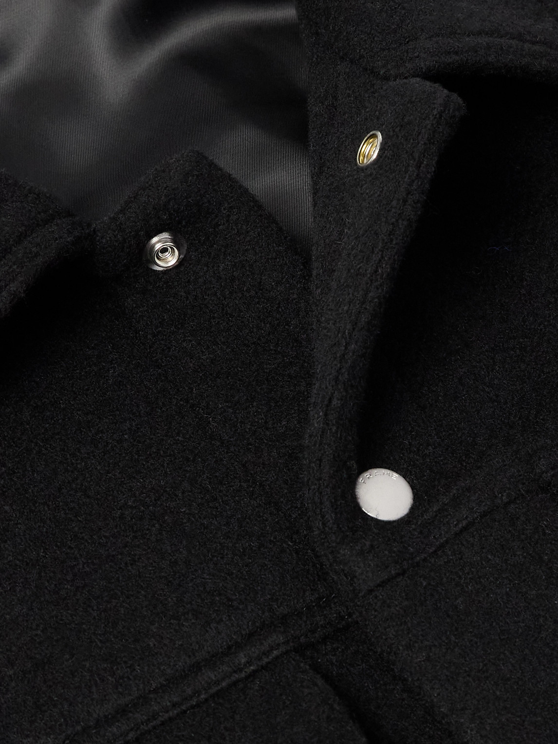 Frame Heritage Denim Jacket In Black