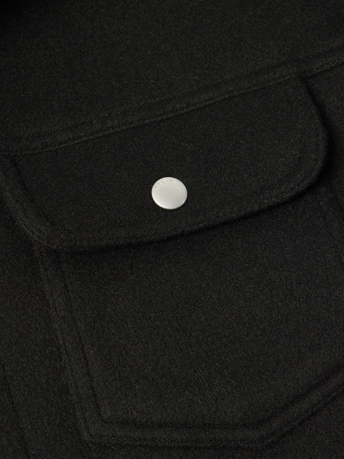 Frame Heritage Denim Jacket In Black