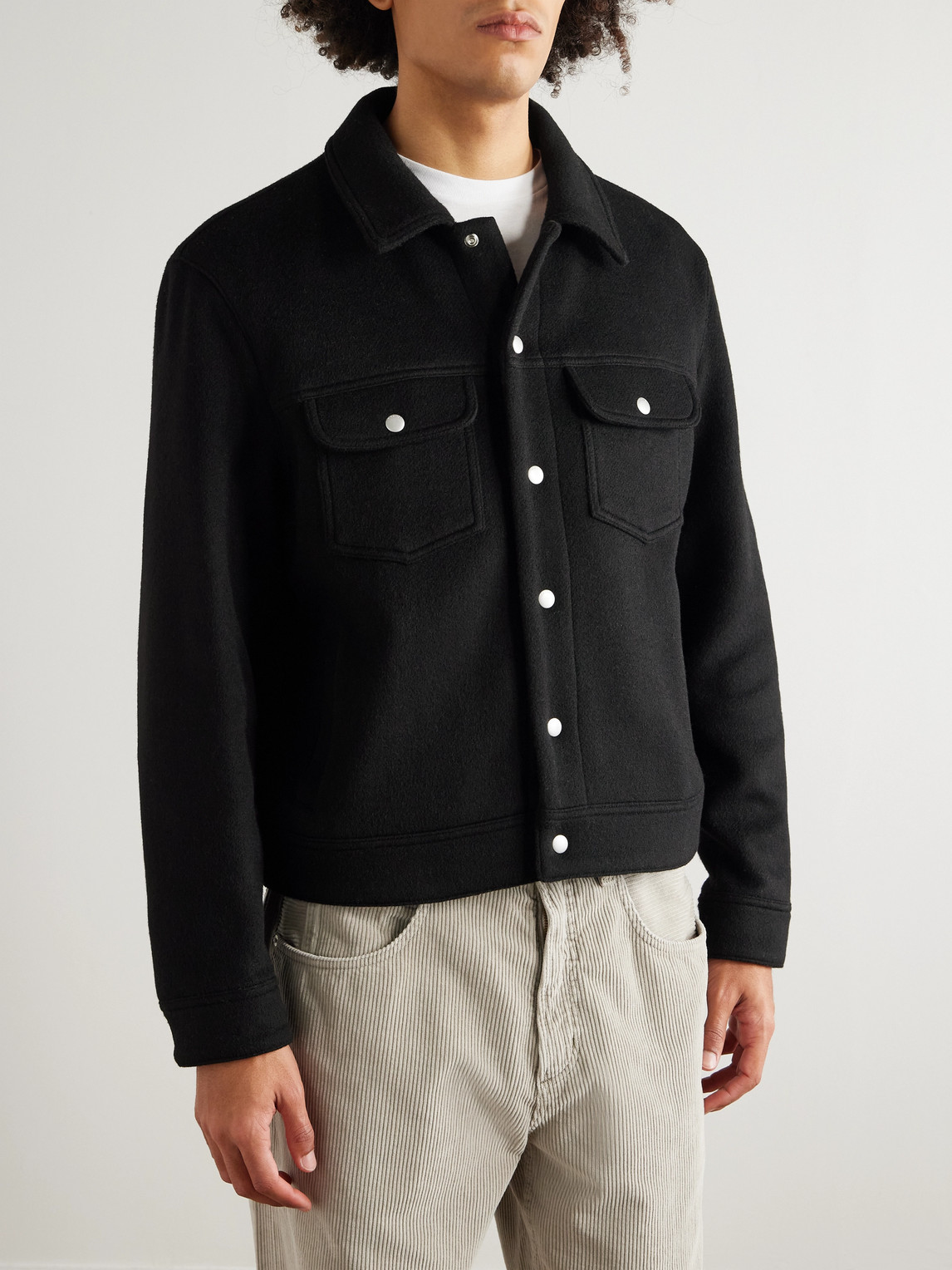 Frame Heritage Denim Jacket In Black