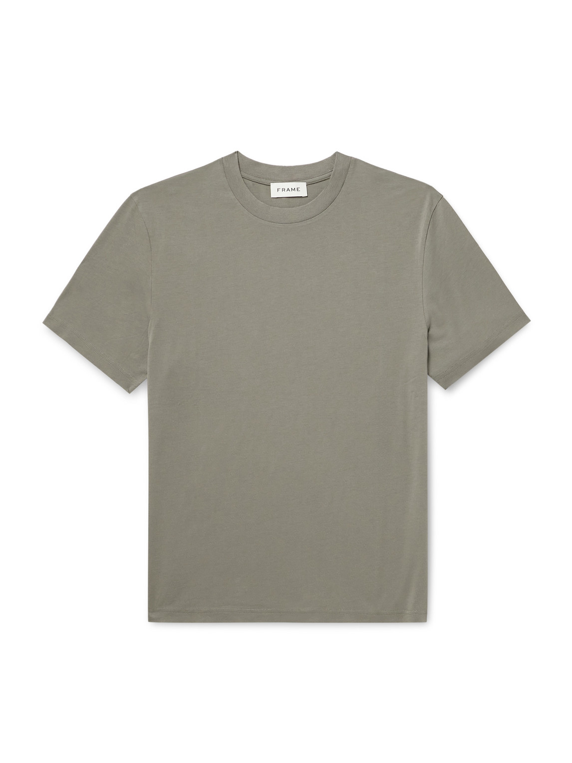 Frame Supima Cotton-jersey T-shirt In Green