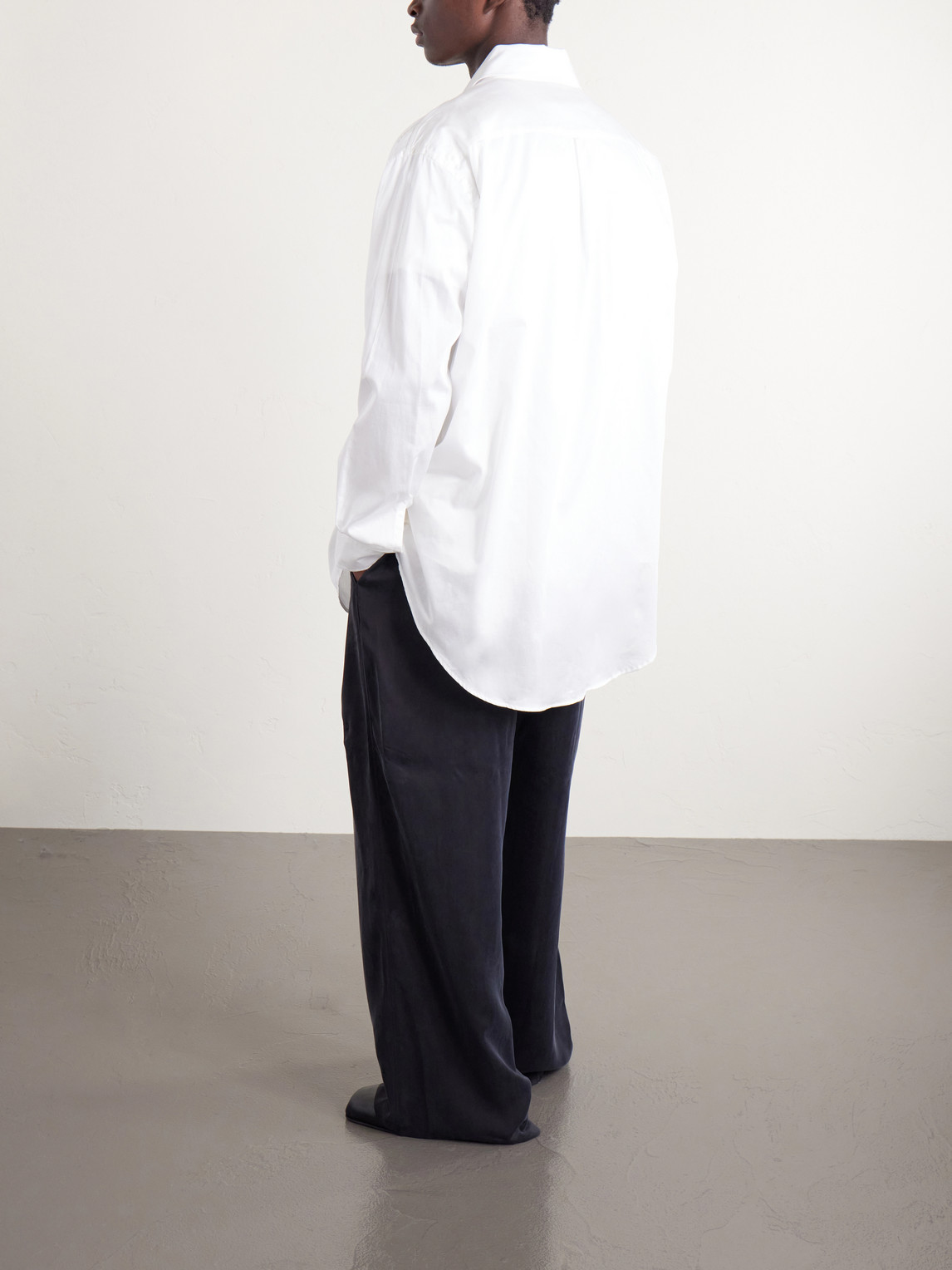 Vast Layered Embroidered Cotton-Poplin Shirt