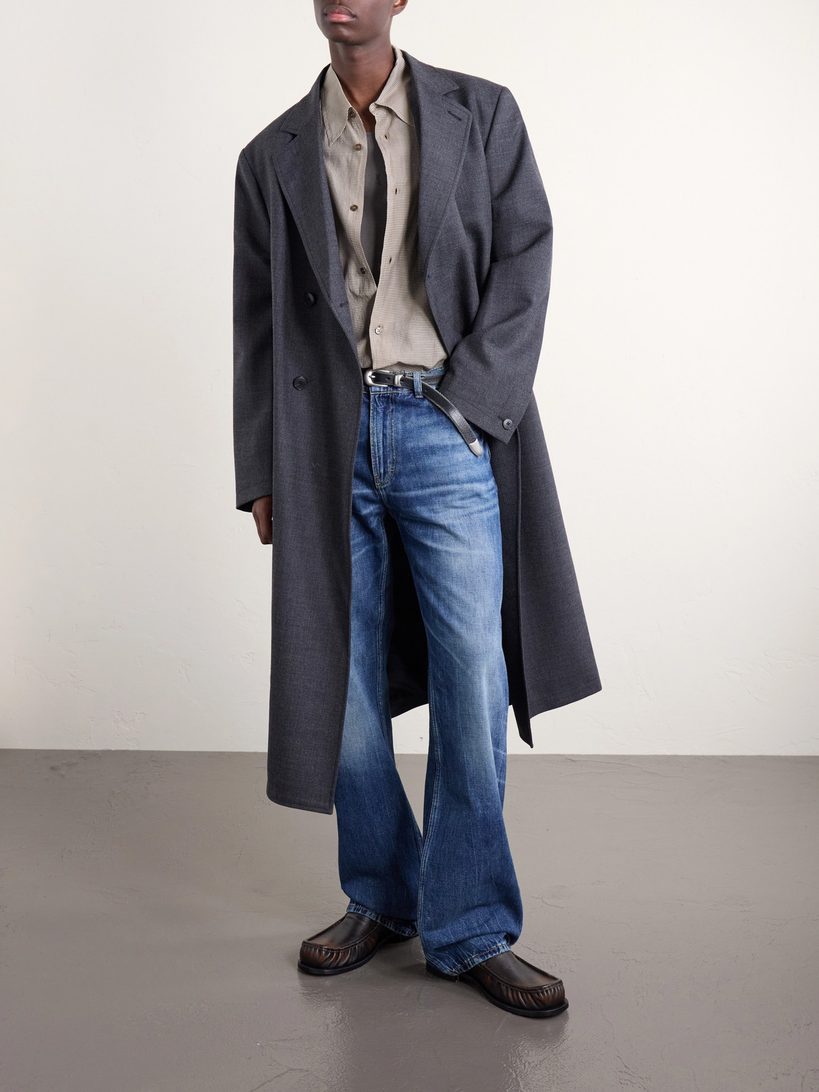 Plough Checked Cotton And Silk-Blend Shirt