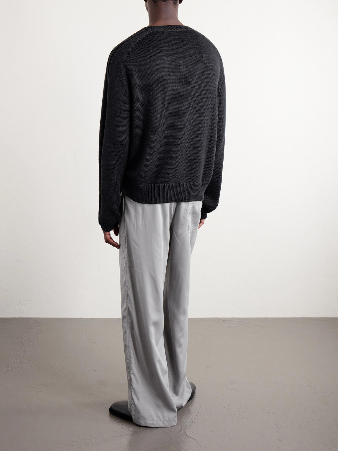  Our Legacy - Knitted Cotton Sweater - Men - Black - It 44 