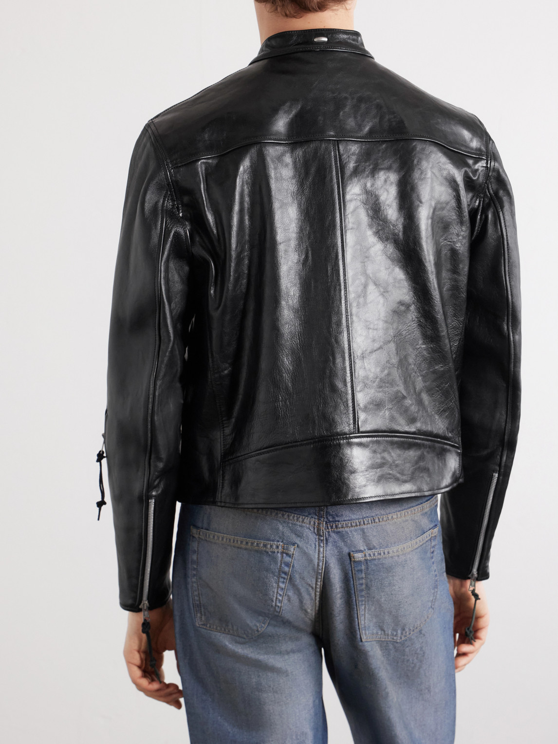  Our Legacy - Yurei Leather Jacket - Men - Black - It 46 