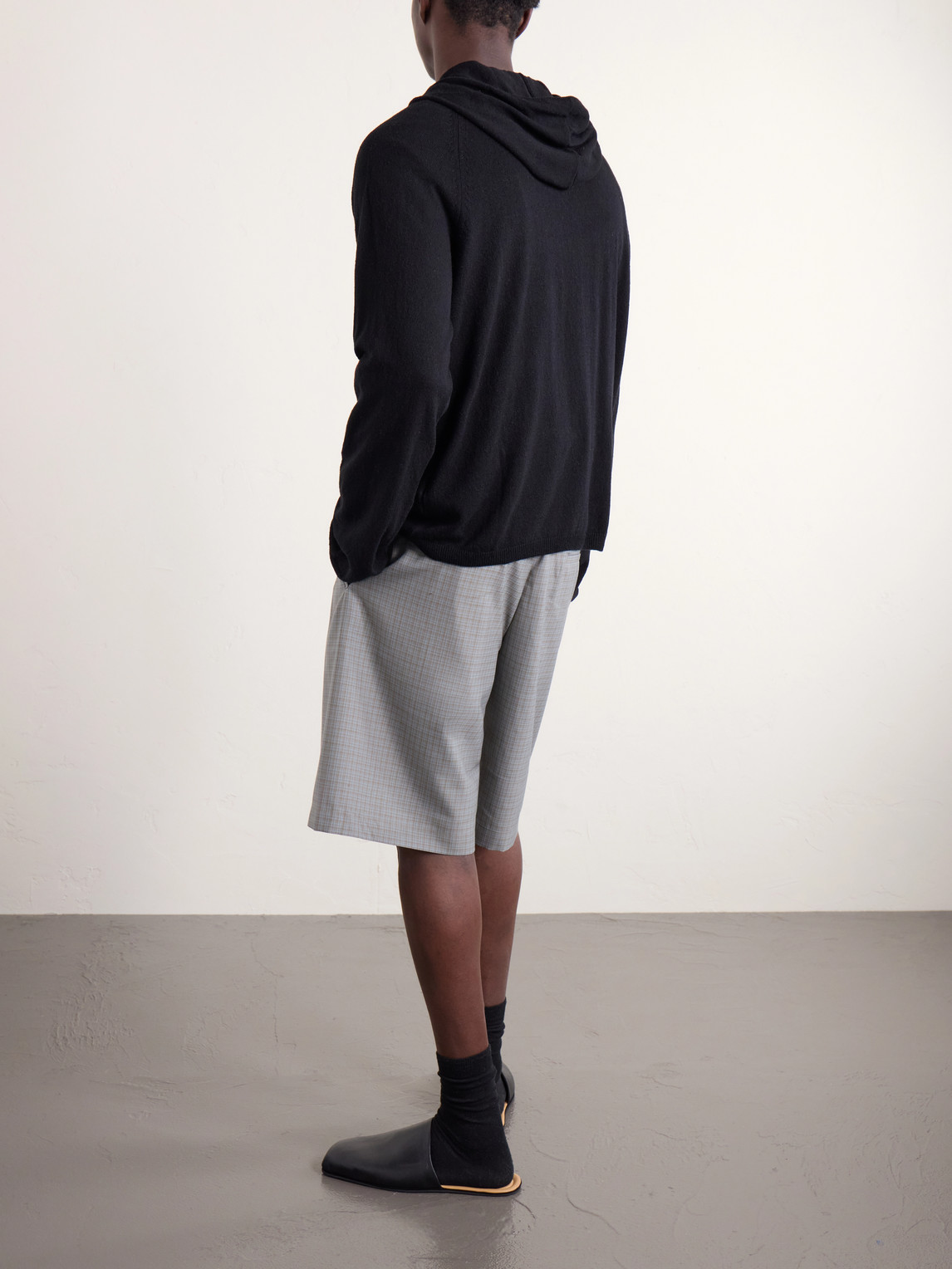 Knitted Silk Hoodie