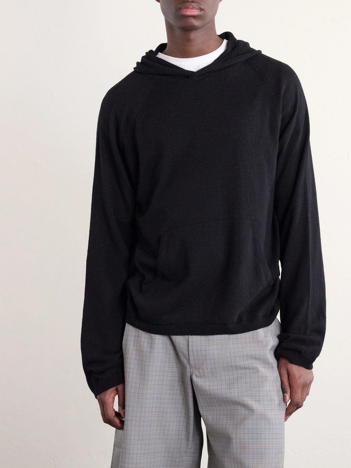 Knitted Silk Hoodie