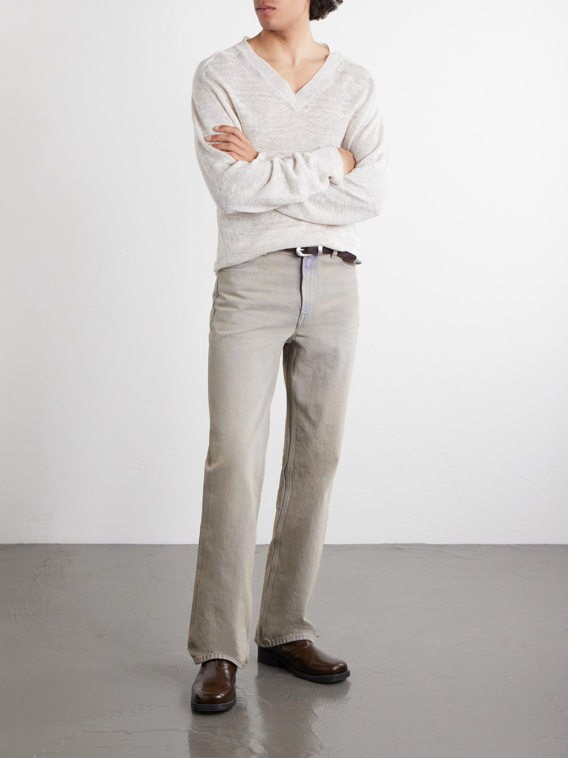 70S Cut Flared Jeans
