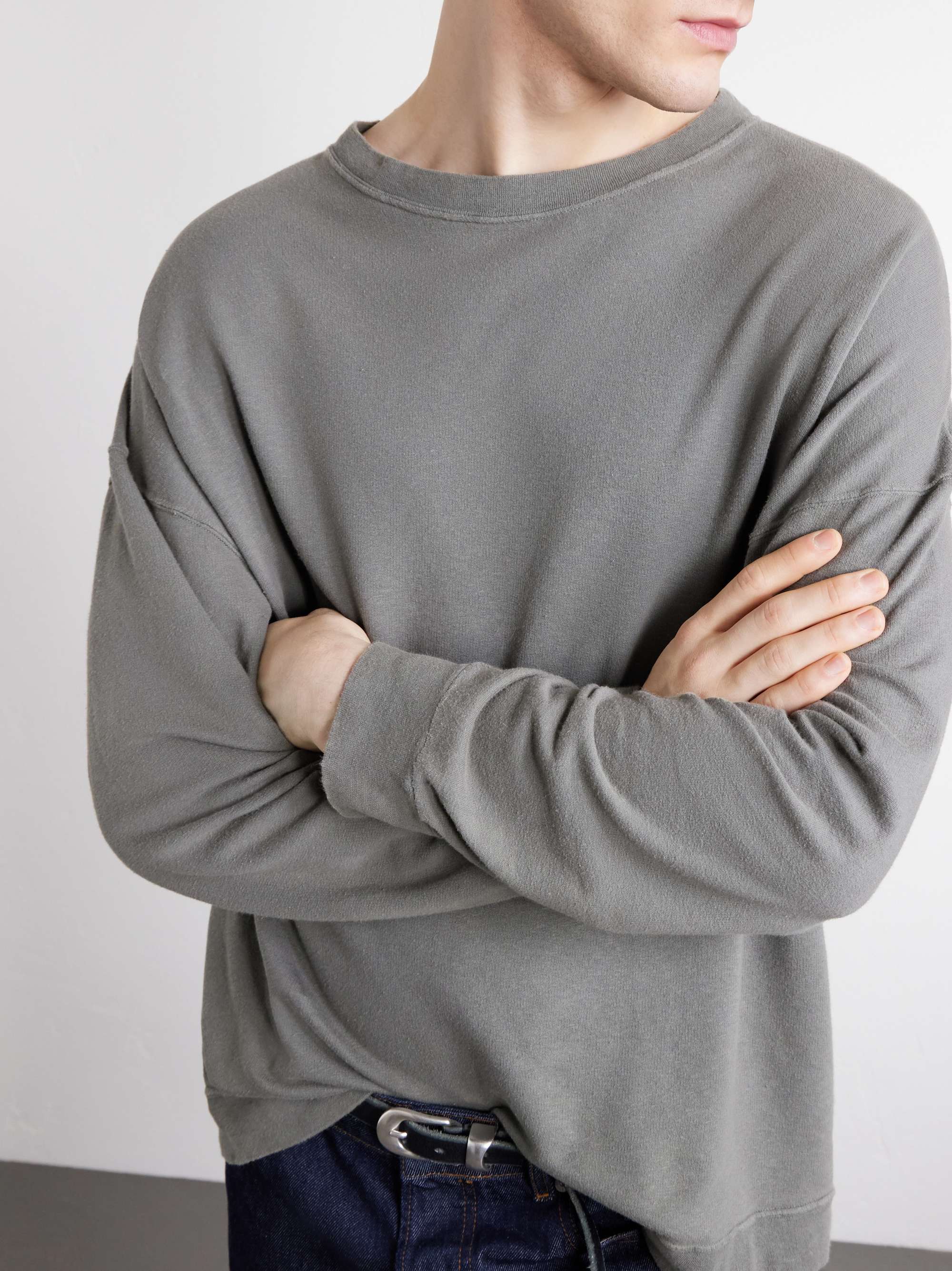 OUR LEGACY Slack Cotton-Blend Jersey Sweatshirt for Men | MR PORTER