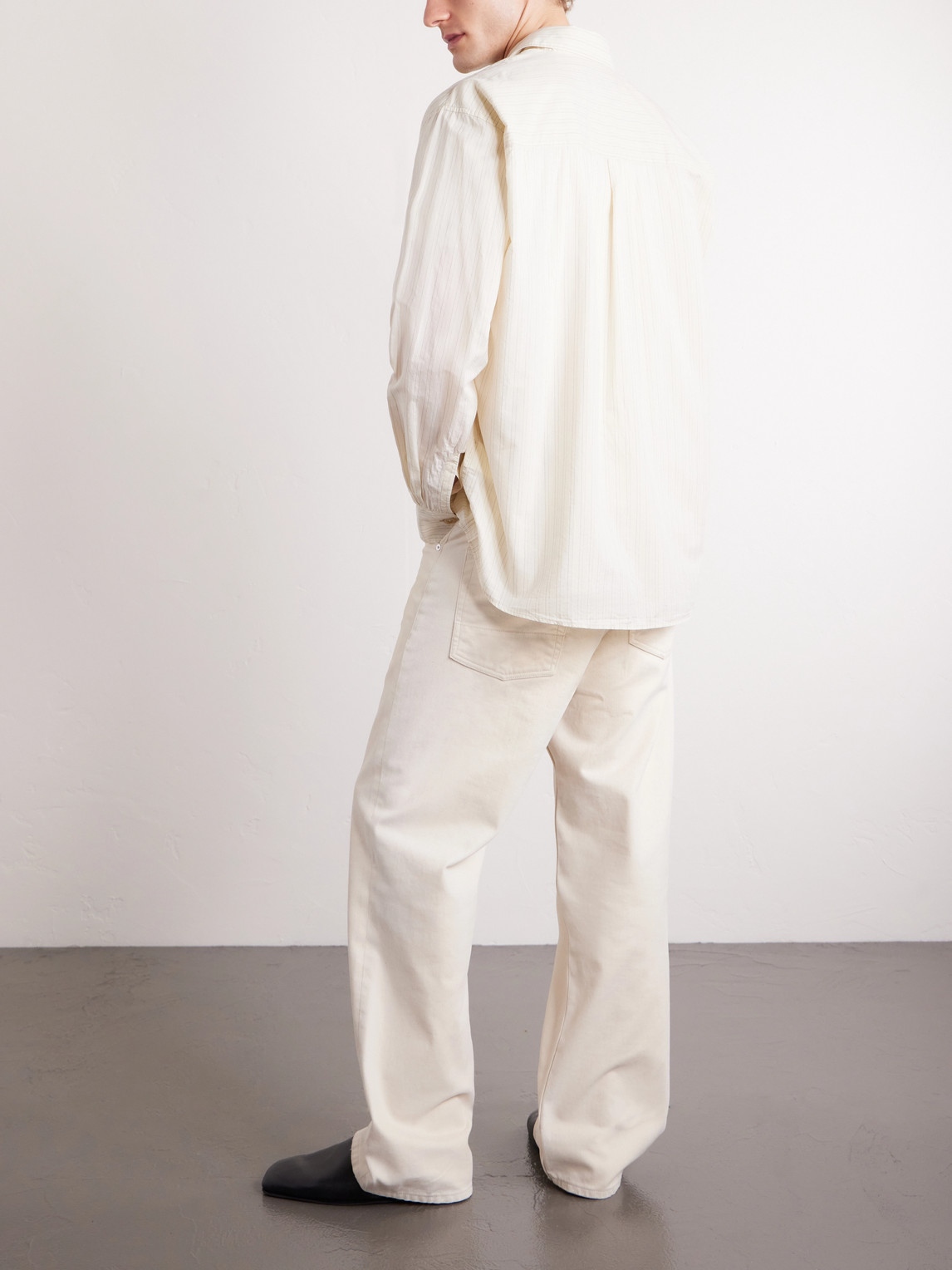 Above Striped Lyocell Shirt