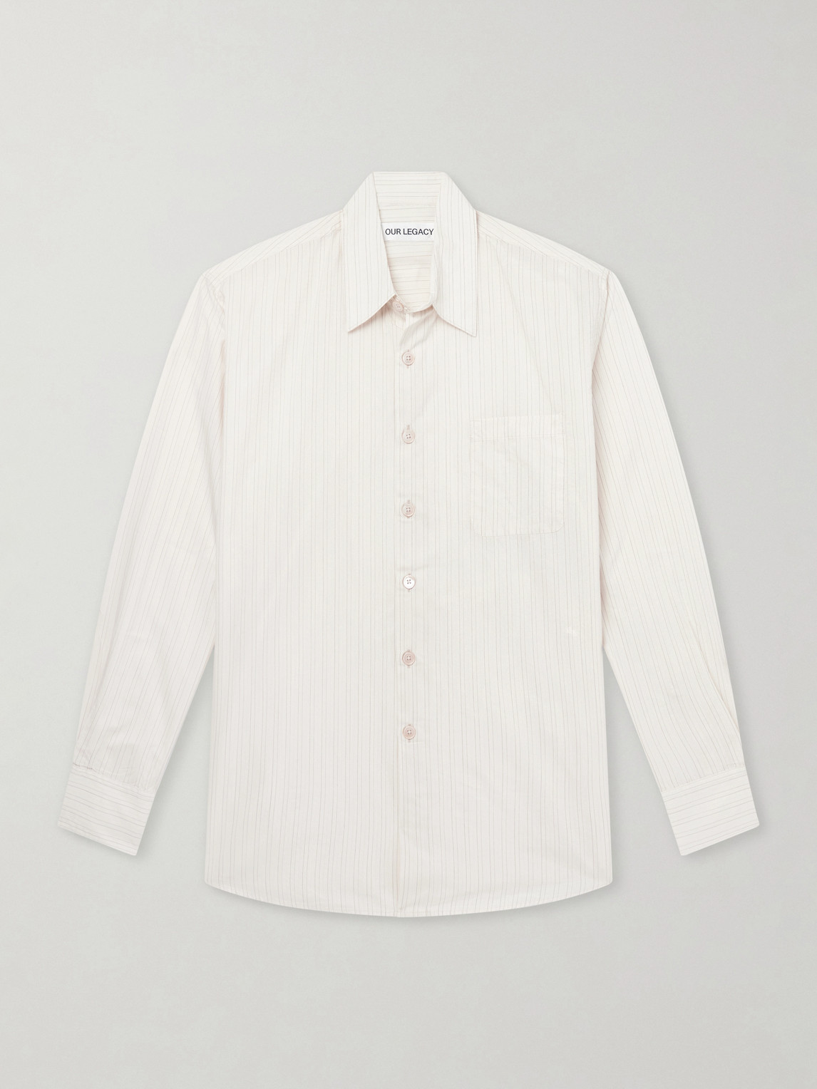 Our Legacy Above Striped Lyocell Shirt IT 48