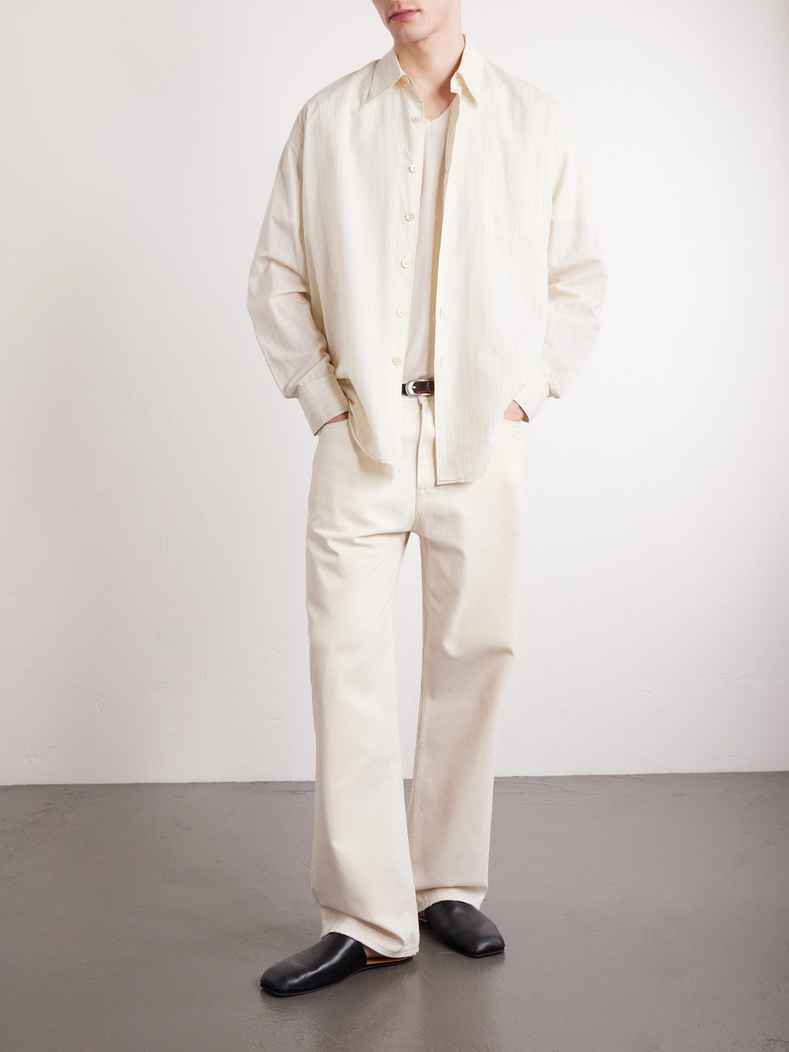 Above Striped Lyocell Shirt