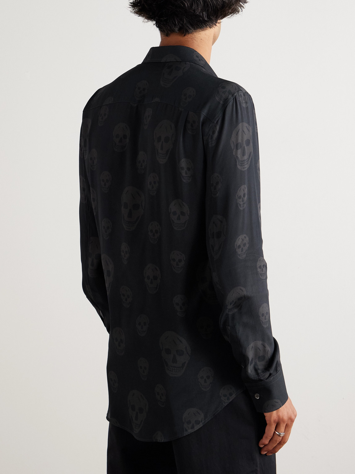 Satin Shirt Printed