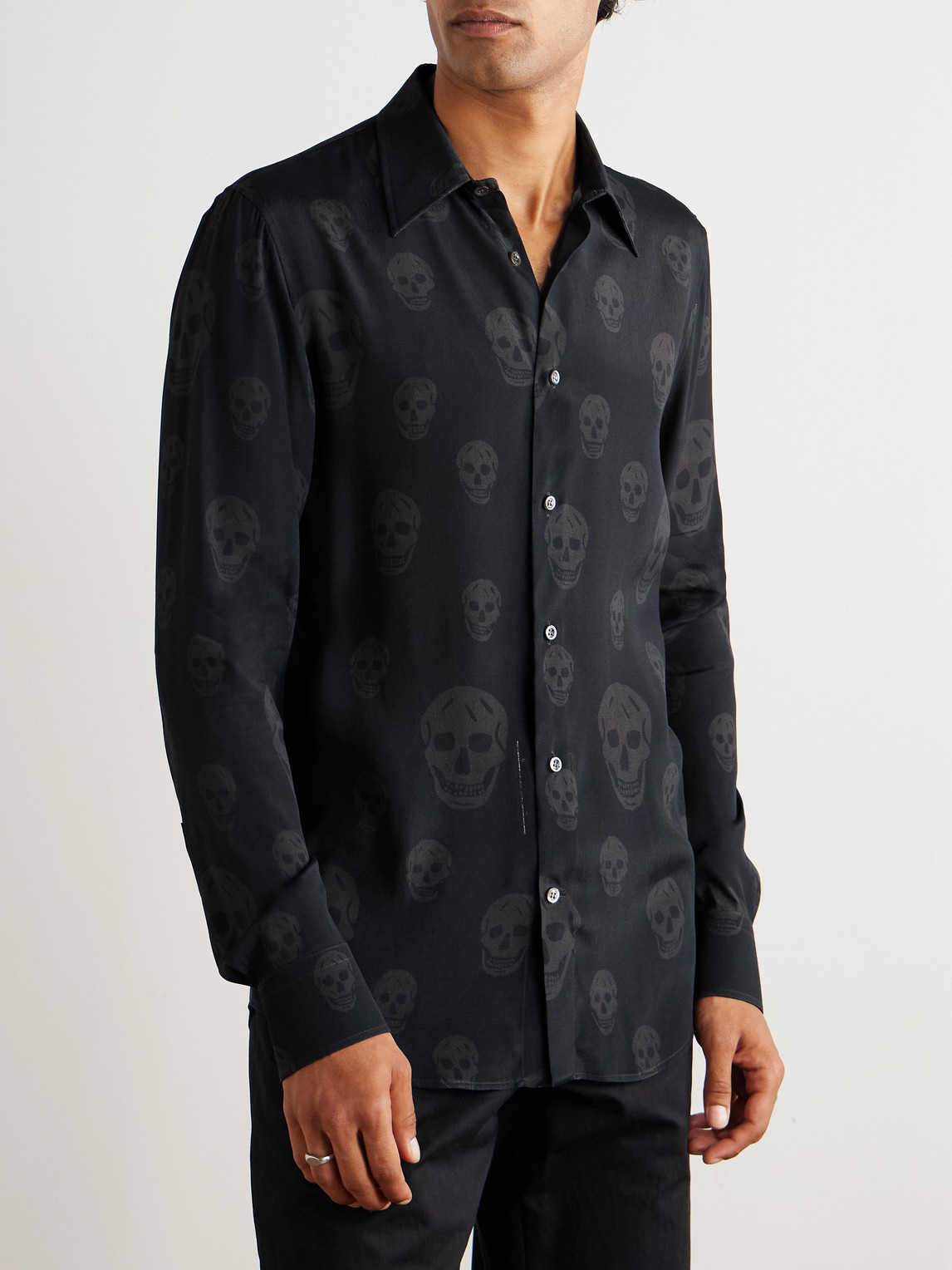Satin Shirt Printed