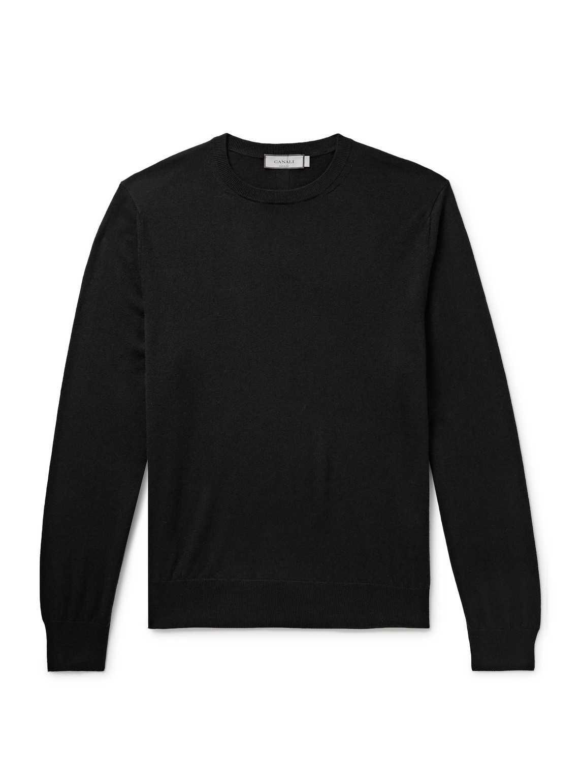Canali Cashmere Sweater In Black