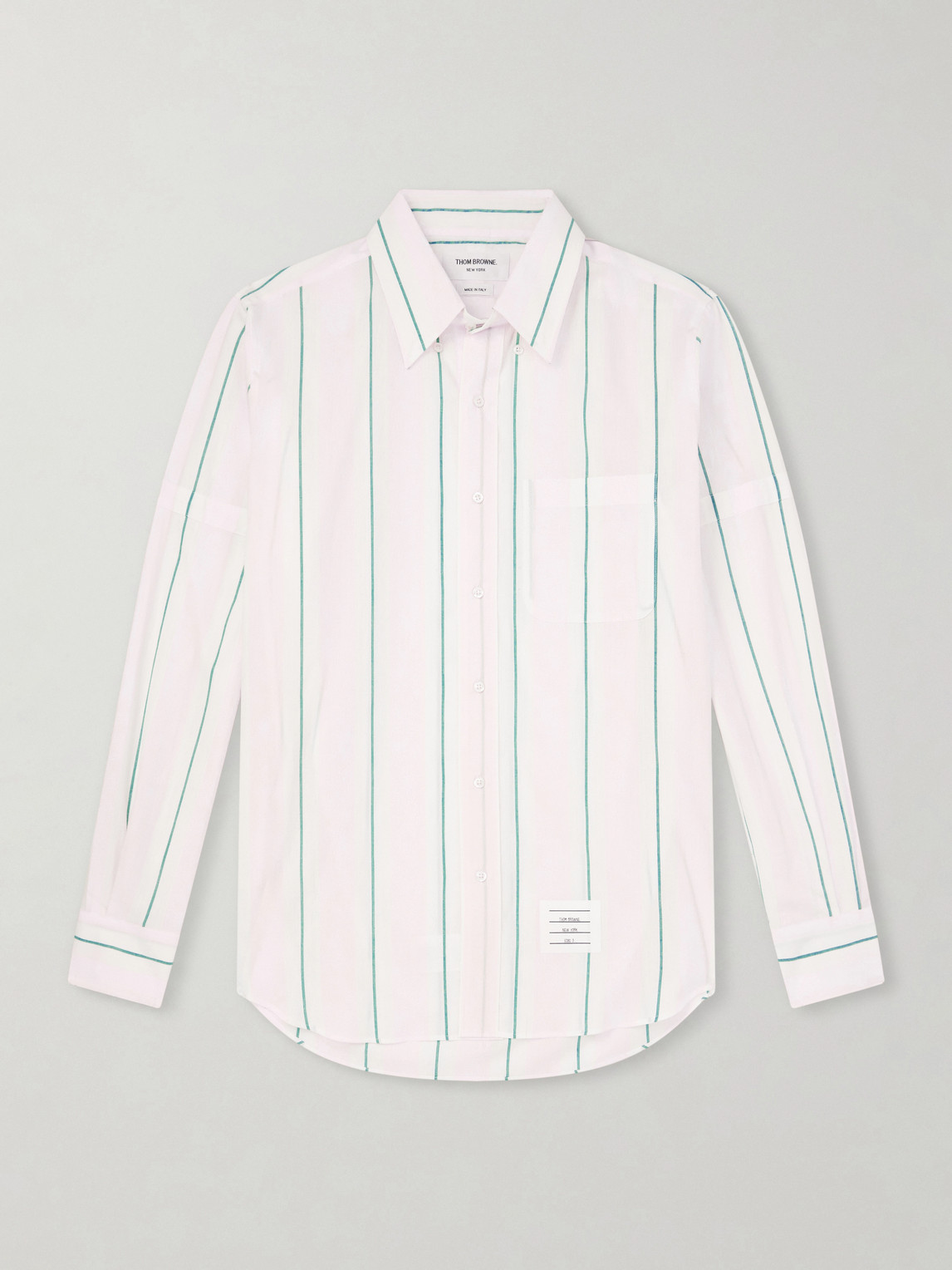 Thom Browne Striped Button-Down Collar Shirt - Men