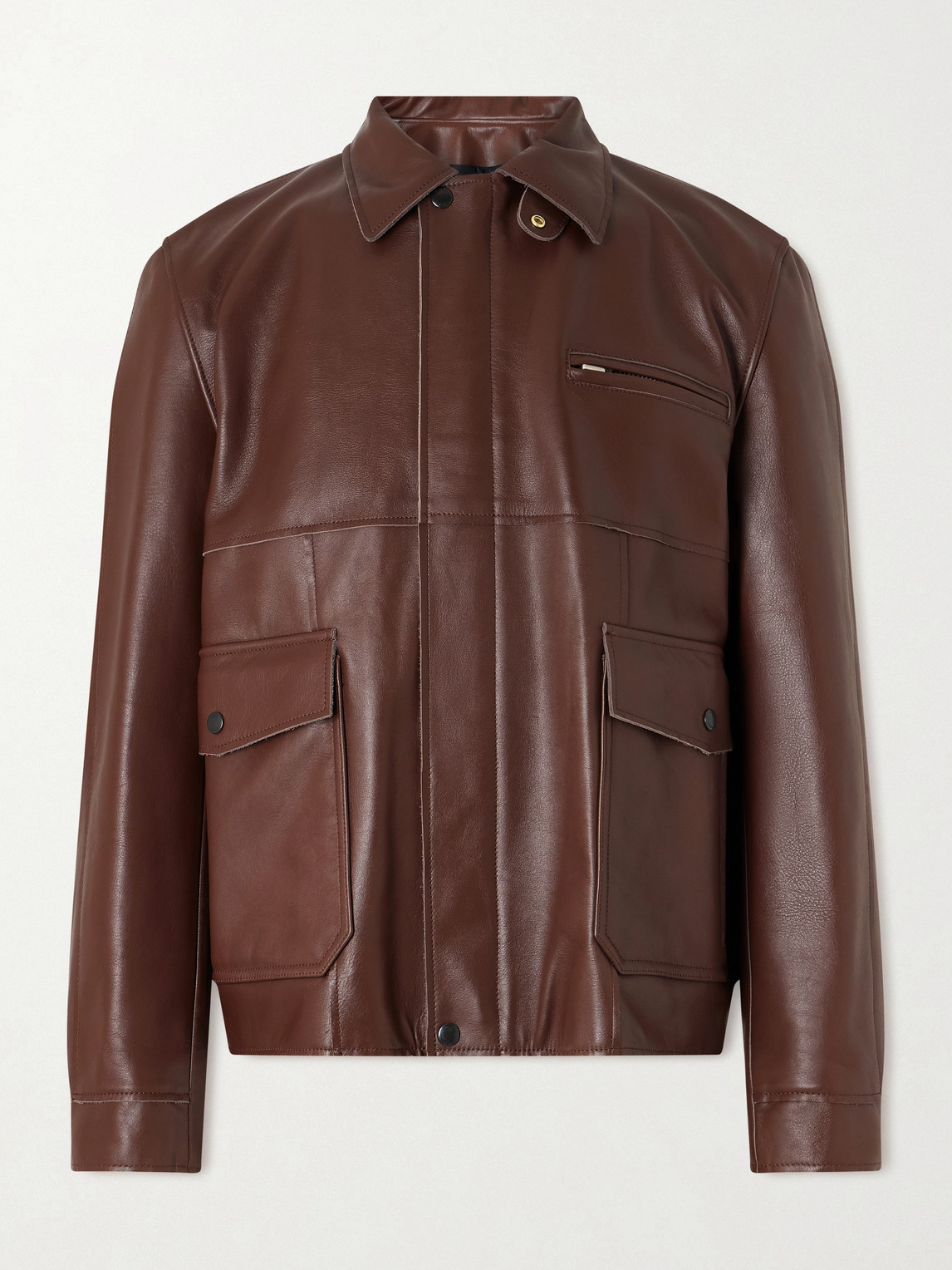 Sacai Leather Blouson Jacket - Men