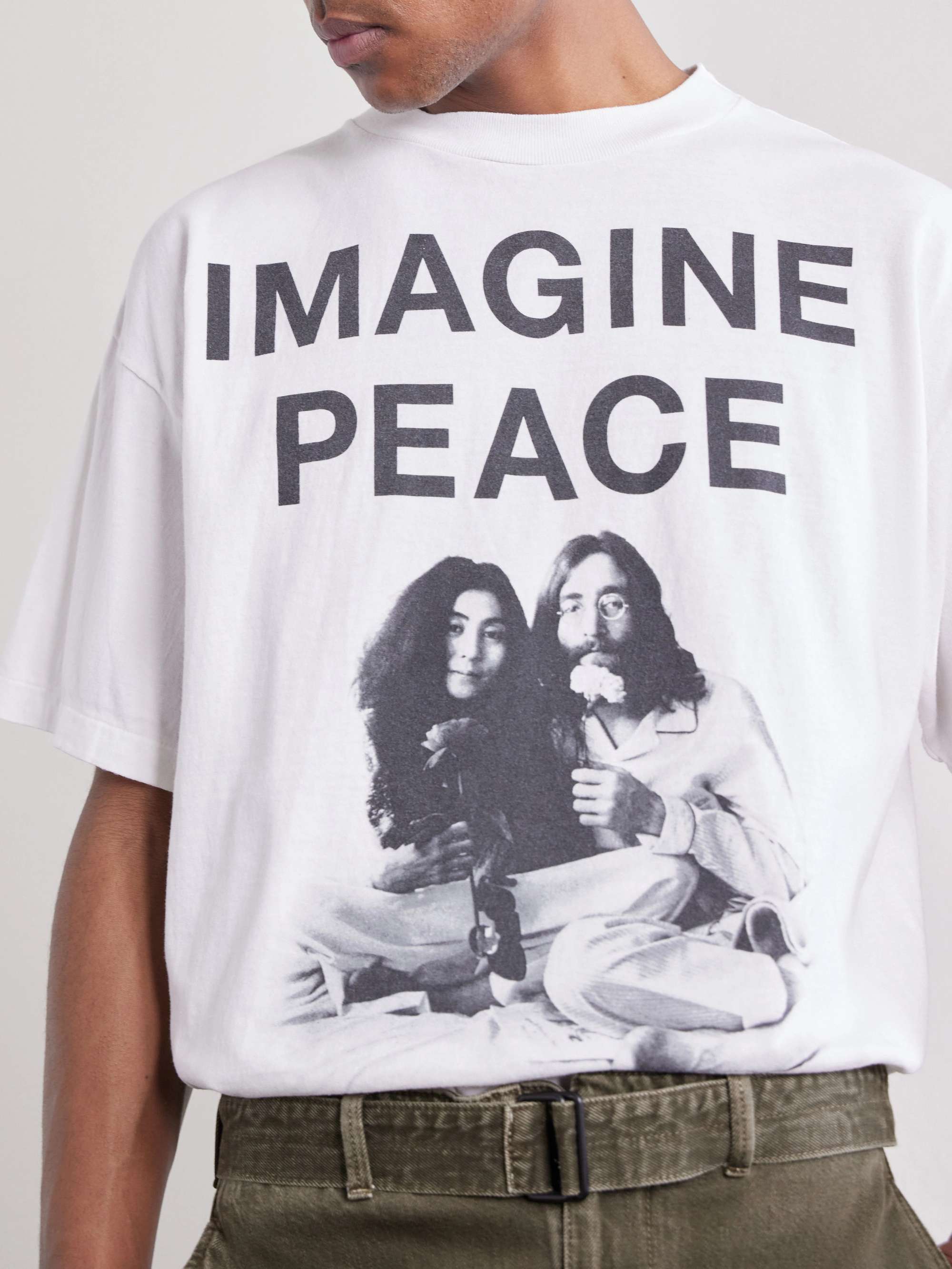 SAINT MXXXXXX + John Lennon Printed Cotton-Jersey T-shirt for Men