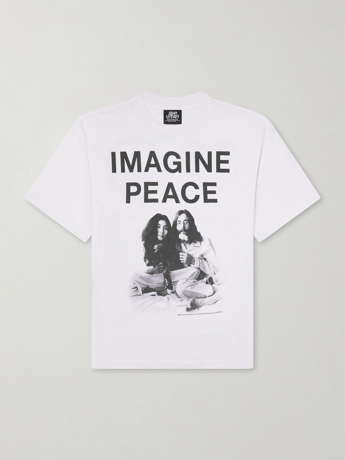 SAINT Mxxxxxx John ennon Printed Cotton-Jersey T-shirt - Men