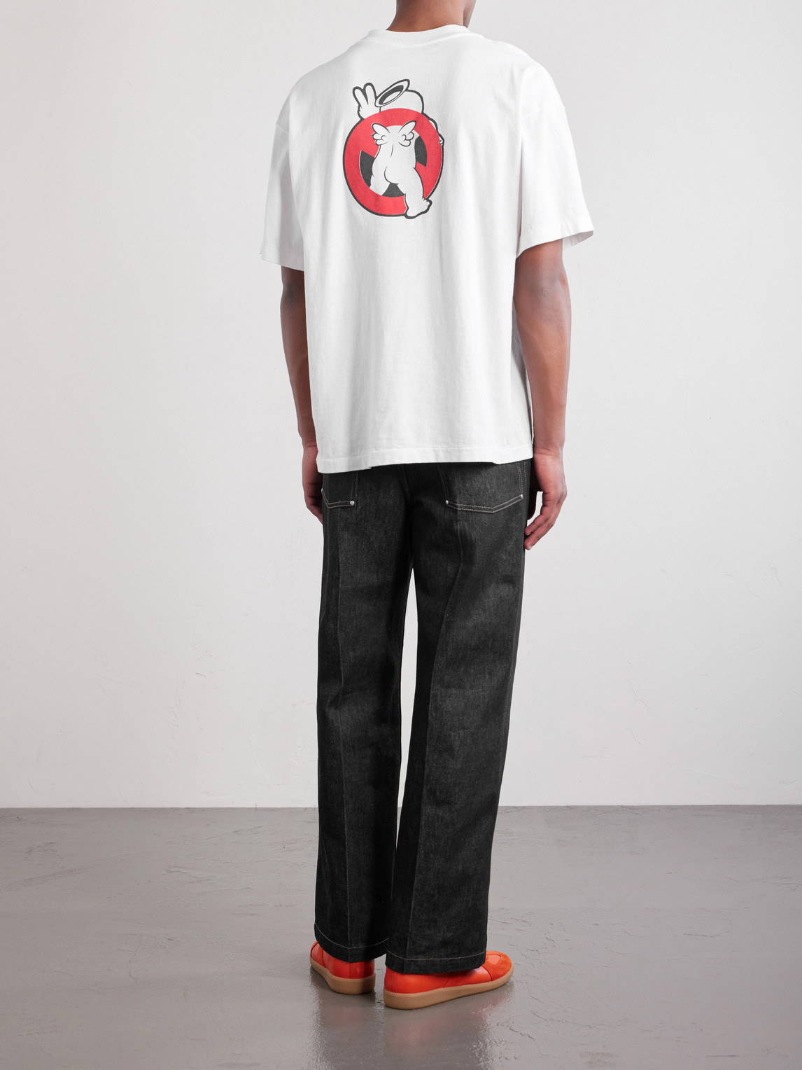 Saint Horror Printed Cotton-Jersey T-Shirt