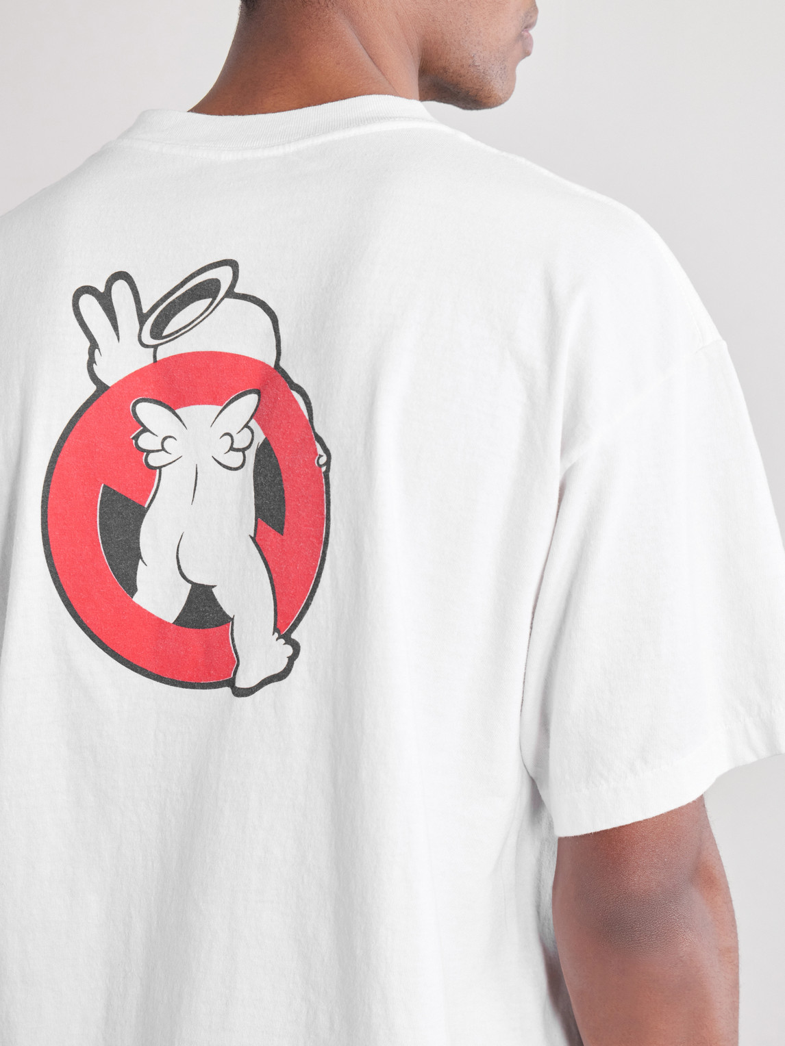 Saint Horror Printed Cotton-Jersey T-Shirt